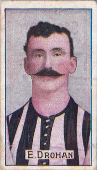 1908-09 Sniders and Abrahams Australian Footballers - Victorian League Players Series D #NNO Edward Drohan Front